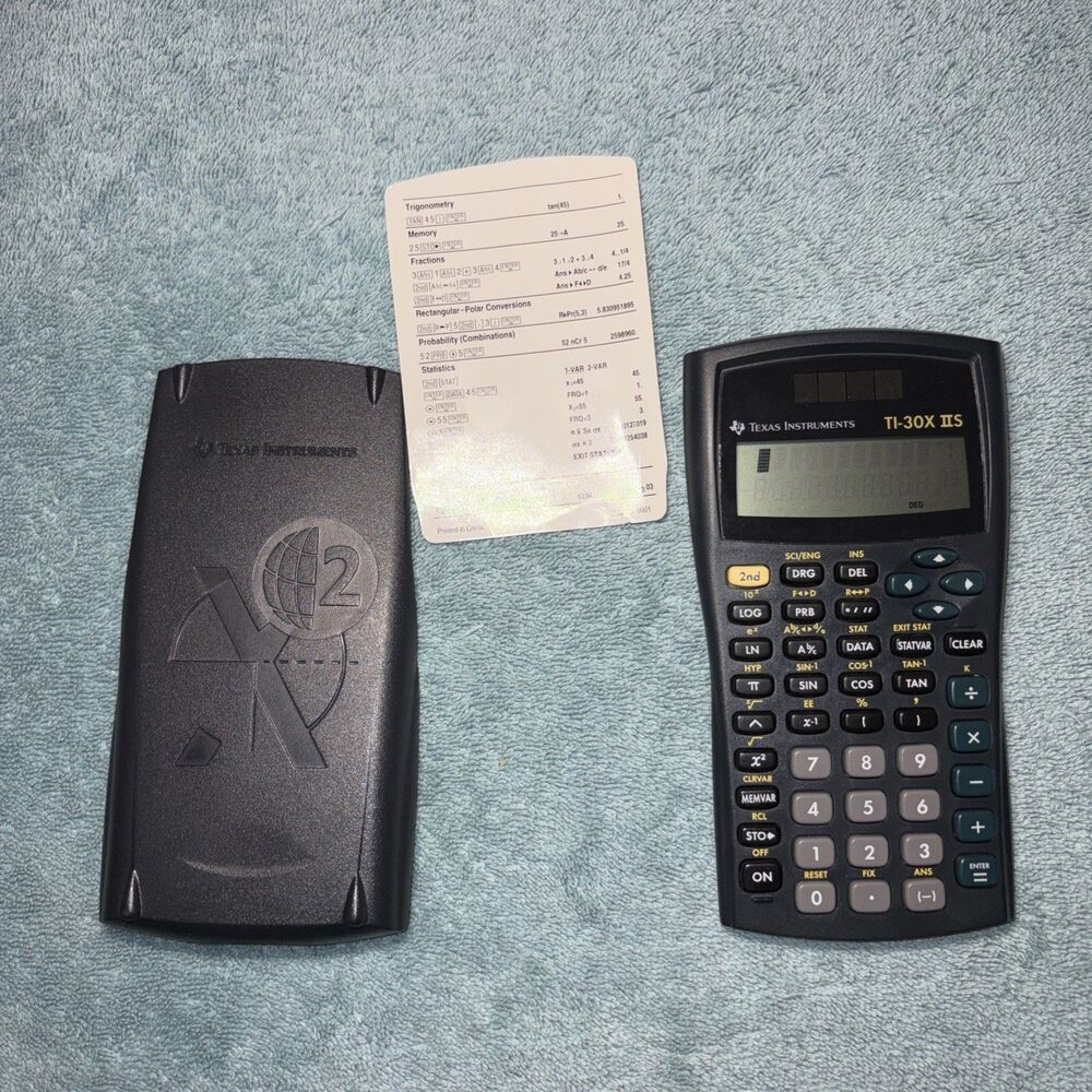 TEXAS INSTURMENTS TI-30X IIS SOLAR SCIENTIFIC MATH SCIENCE POCKET CALCULATOR NEW